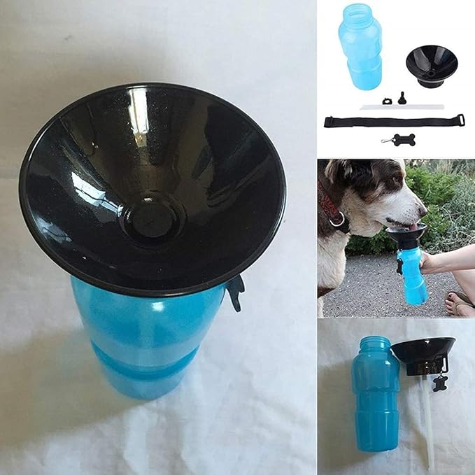 Portable Pet Water Bottle with Bowl | Leakproof Travel Water Dispenser for Dogs & Cats