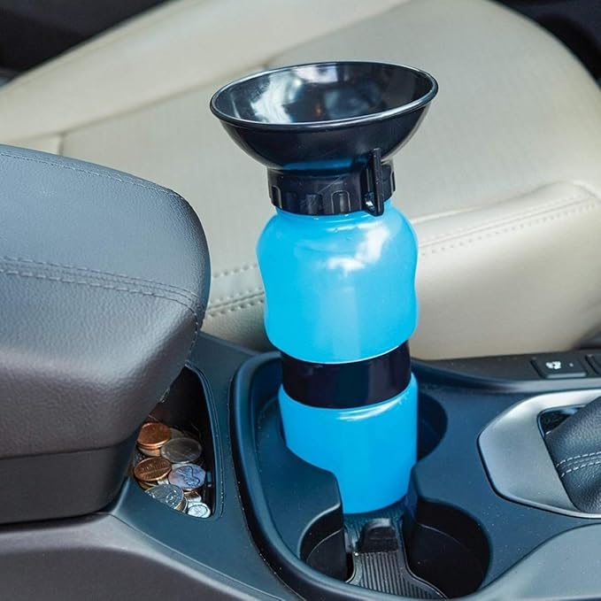 Portable Pet Water Bottle with Bowl | Leakproof Travel Water Dispenser for Dogs & Cats