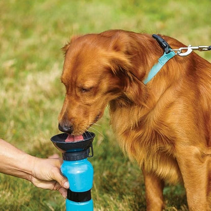 Portable Pet Water Bottle with Bowl | Leakproof Travel Water Dispenser for Dogs & Cats