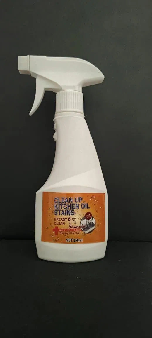 Kitchen Heavy Oil Cleaning Agent Antibacterial Cleaning Spray (Pack of 3)