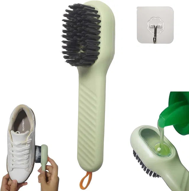 3-in-1 Multifunctional Shoe Polishing Brush – Easy Cleaning, Scrubbing & Shine Tool