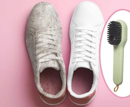 3-in-1 Multifunctional Shoe Polishing Brush – Easy Cleaning, Scrubbing & Shine Tool
